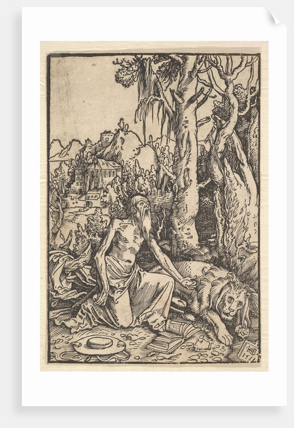 St. Jerome in the Desert, 1511 by Hans Baldung