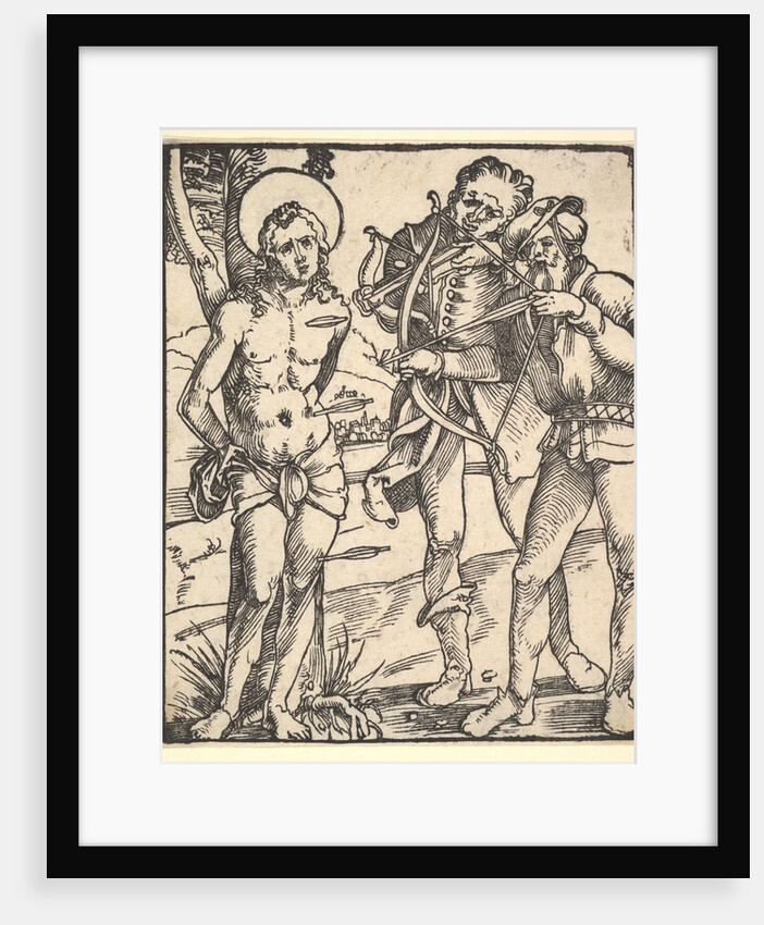 Martyrdom of St. Sebastian with Two Crossbow Men by Hans Baldung