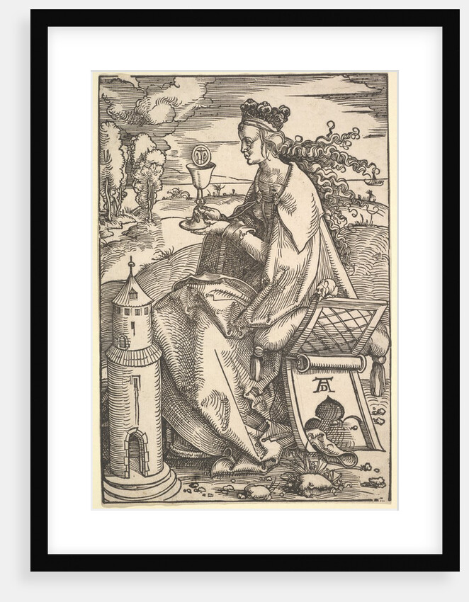 St. Barbara, ca. 1505 by Hans Baldung