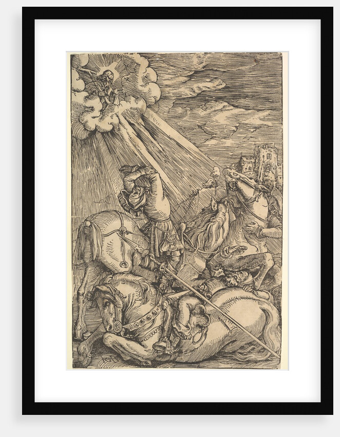 Conversion of Paul, ca. 1514 by Hans Baldung