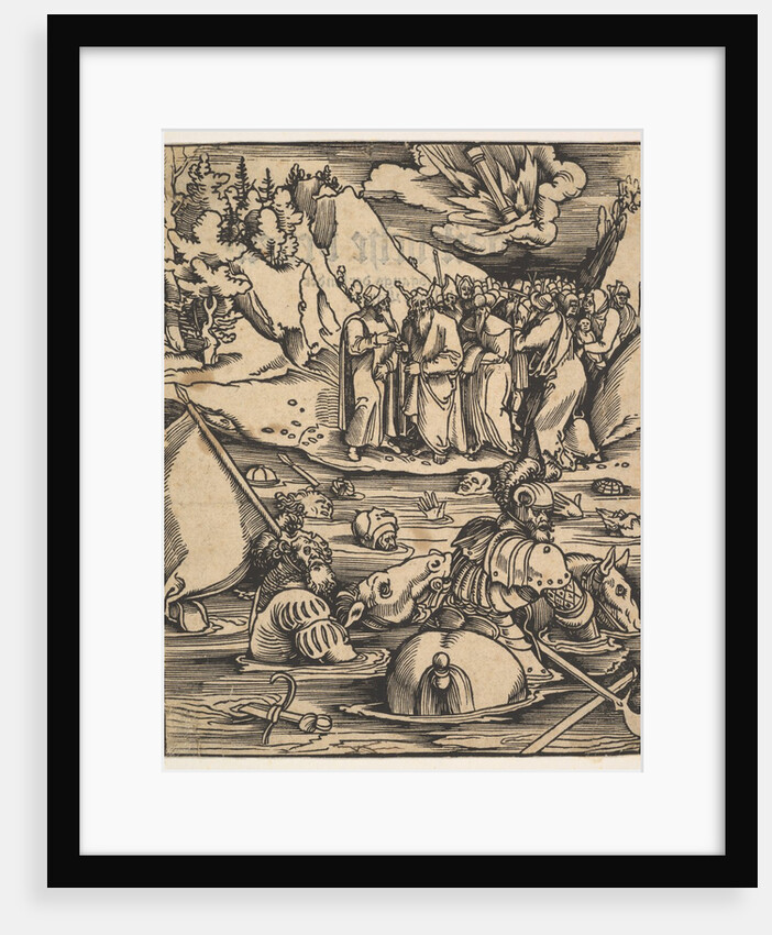 The Egyptians Crossing the Red Sea, from Das Buch Granatapfel, 1511 by Hans Baldung