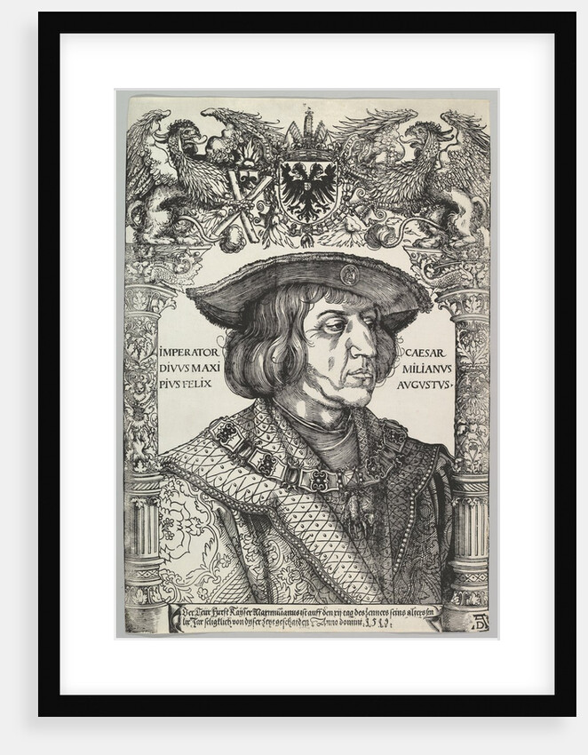 Portrait of Emperor Maximilian I, 1519 by Hans Weiditz