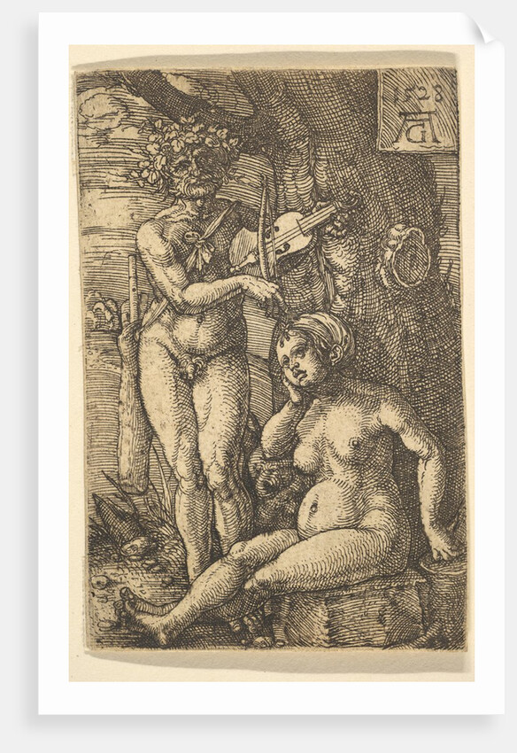 Orpheus and Eurydice, 1528 by Heinrich Aldegrever