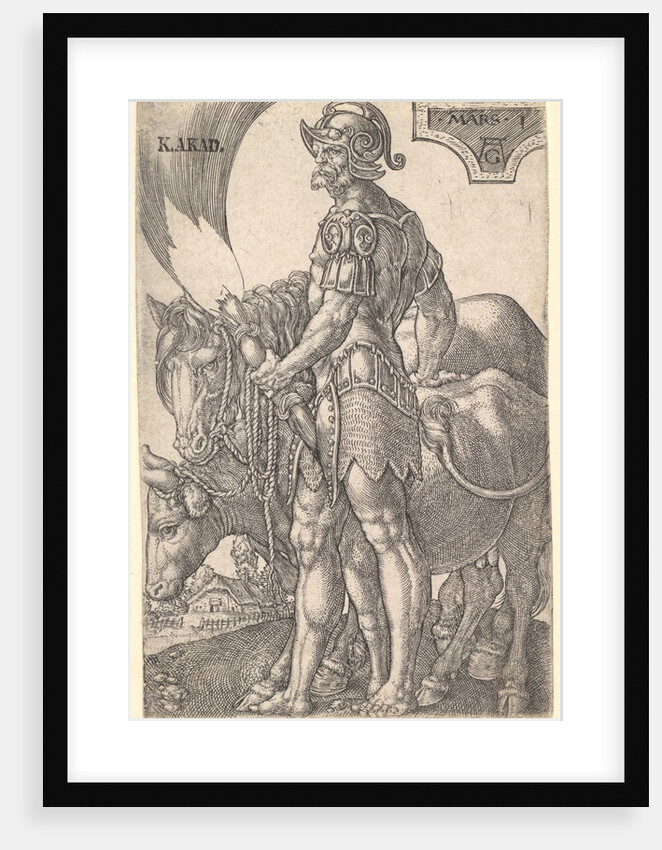 Mars, from The Seven Planets, 1533 by Heinrich Aldegrever