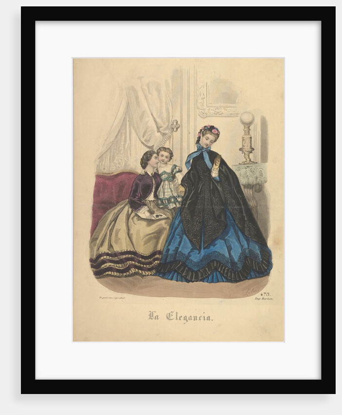 Number 473 from La Elegancia Barcelona, 19th century by Heloise Leloir