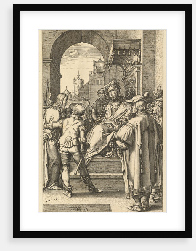 Christ before Pilate, from The Passion of Christ, 1596 by Hendrik Goltzius