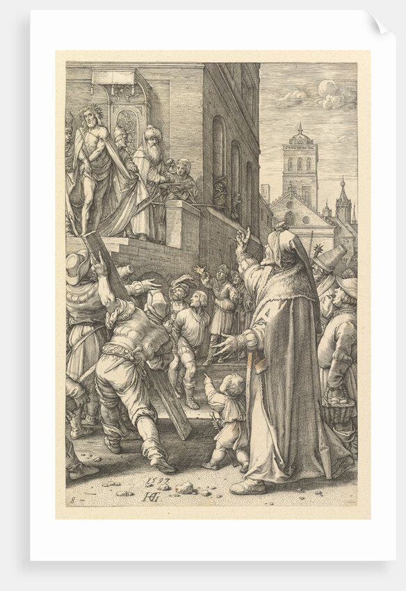 Ecce Homo, from The Passion of Christ, 1597 by Hendrik Goltzius