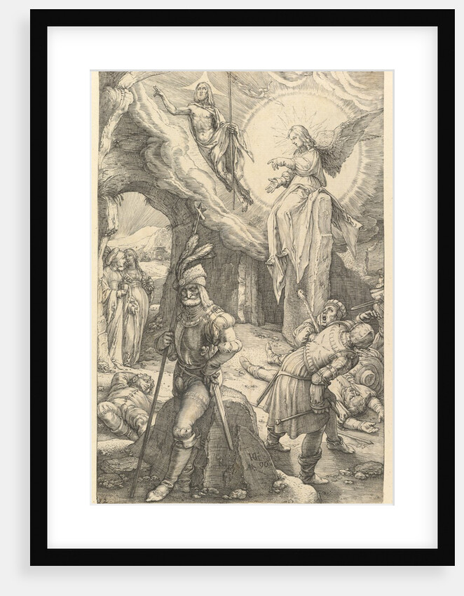 The Resurrection, from The Passion of Christ, 1596 by Hendrik Goltzius