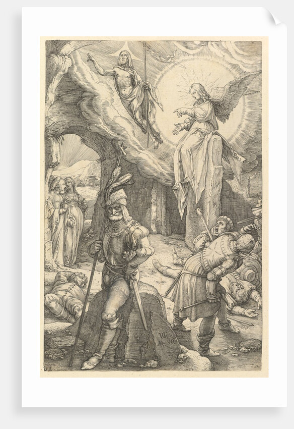 The Resurrection, from The Passion of Christ, 1596 by Hendrik Goltzius