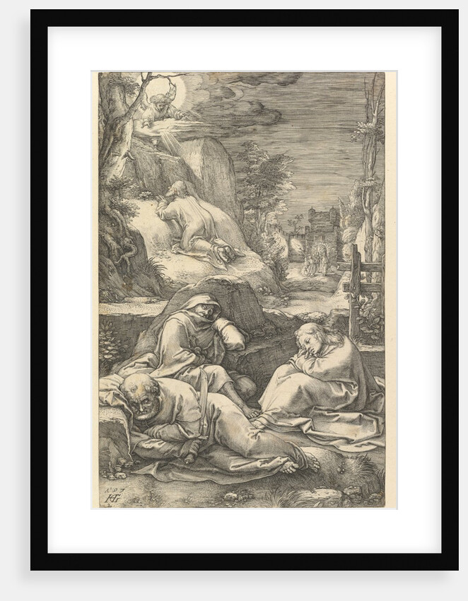 The Agony in the Garden, from The Passion of Christ, 1597 by Hendrik Goltzius