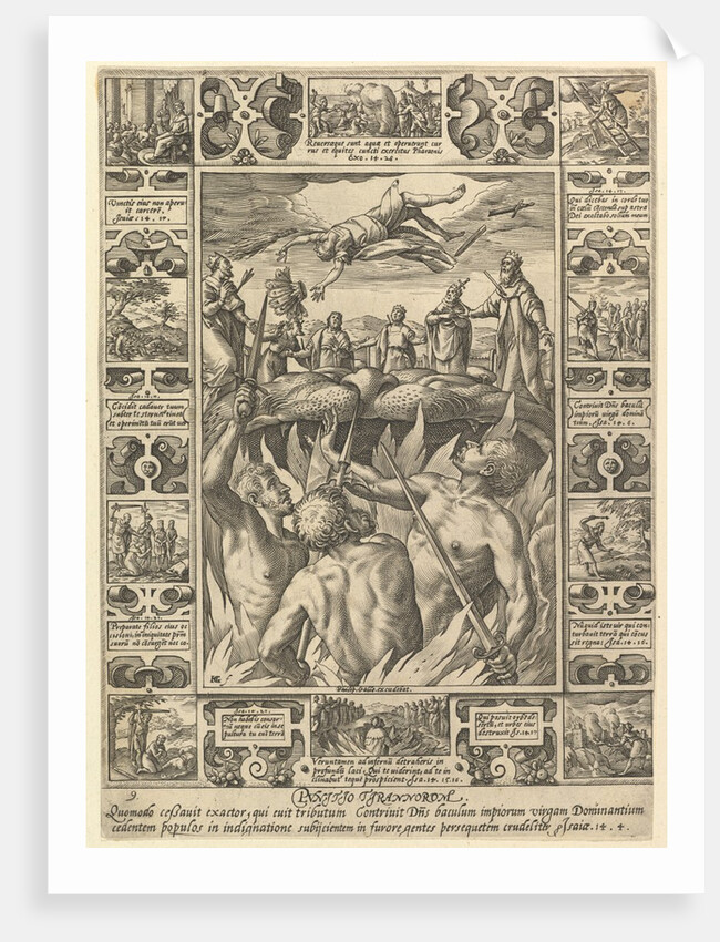 Punitio Tirannorum, from Allegories of the Christian Faith, from Christian and Profane Allegor… by Hendrik Goltzius