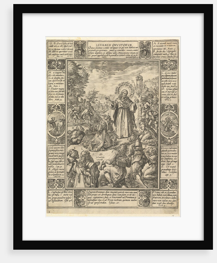 Levamen Onostrorum, from Allegories of the Christian Faith, from Christian and Profane All…, 1604 by Hendrik Goltzius
