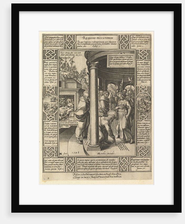 Remissio Peccatorum, from the Allegories on the Christian Creed, 1598 by Hendrik Goltzius