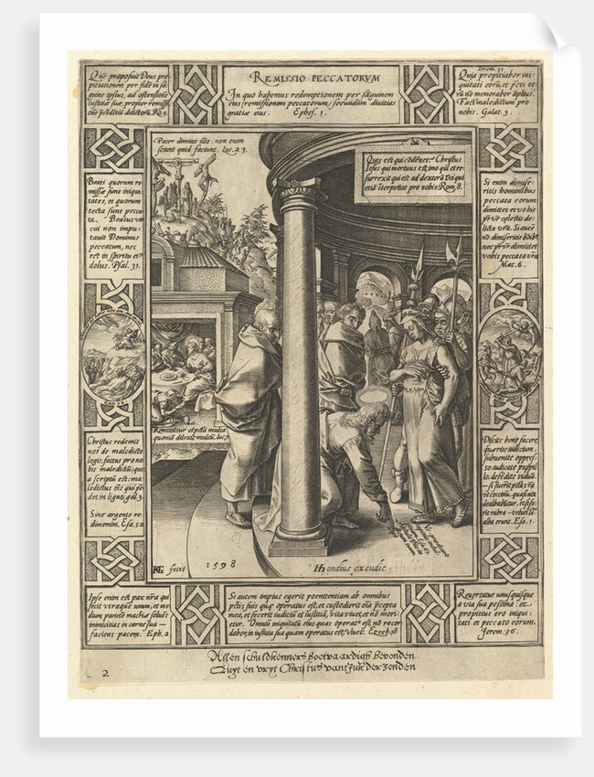 Remissio Peccatorum, from the Allegories on the Christian Creed, 1598 by Hendrik Goltzius