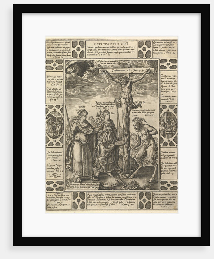 Satisfactio Christi, from Allegories of the Christian Faith, from Christian and Profane Allego… by Hendrik Goltzius