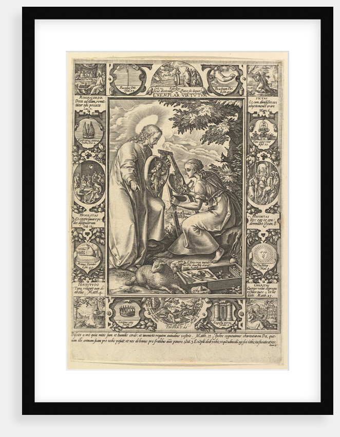 Exemplar Virtutum, from the Allegorical Scenes from the Life of Christ by Hendrik Goltzius