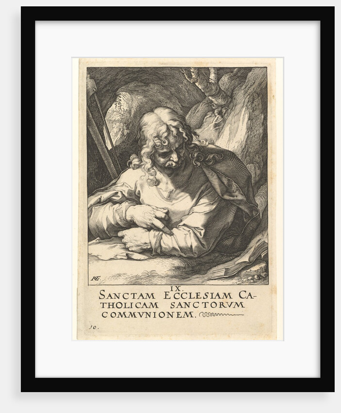 St. James the Less, from Christ, the Apostles and St. Paul with the Creed, ca. 1589 by Hendrik Goltzius
