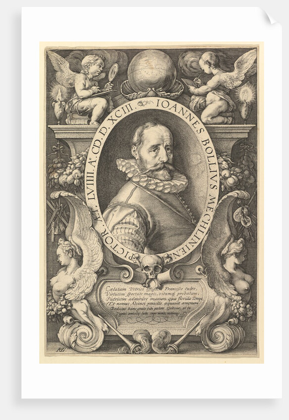 Hans Bol, 1593 by Hendrik Goltzius