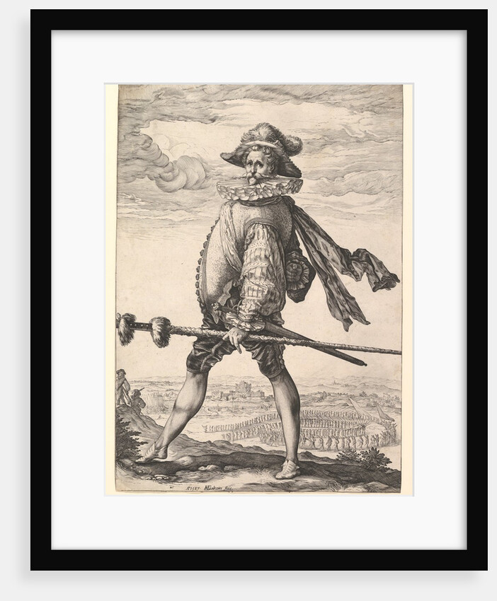 Captain of Infantry, 1587 by Hendrik Goltzius