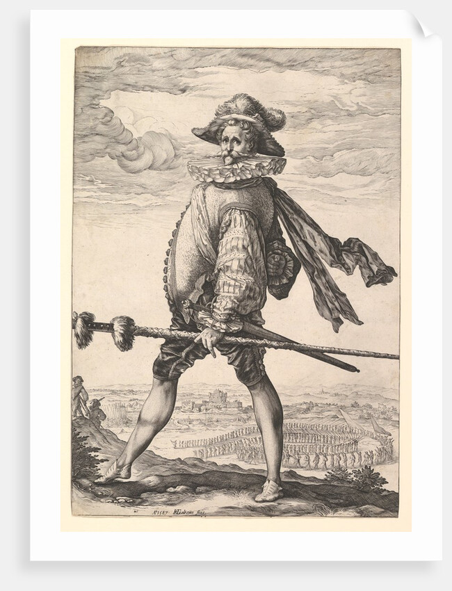 Captain of Infantry, 1587 by Hendrik Goltzius
