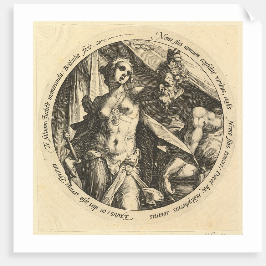 Judith with the Head of Holofernes, ca. 1585 by Hendrik Goltzius
