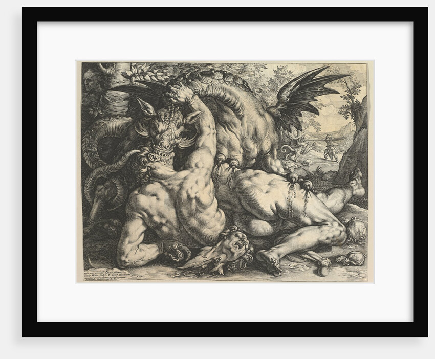 The Dragon Devouring the Companions of Cadmus, 1588 by Hendrik Goltzius
