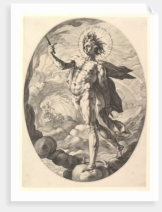 Apollo, 1588 by Hendrik Goltzius