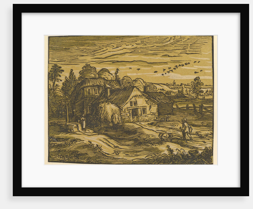 Landscape with Cottage, ca. 1597-98 by Hendrik Goltzius