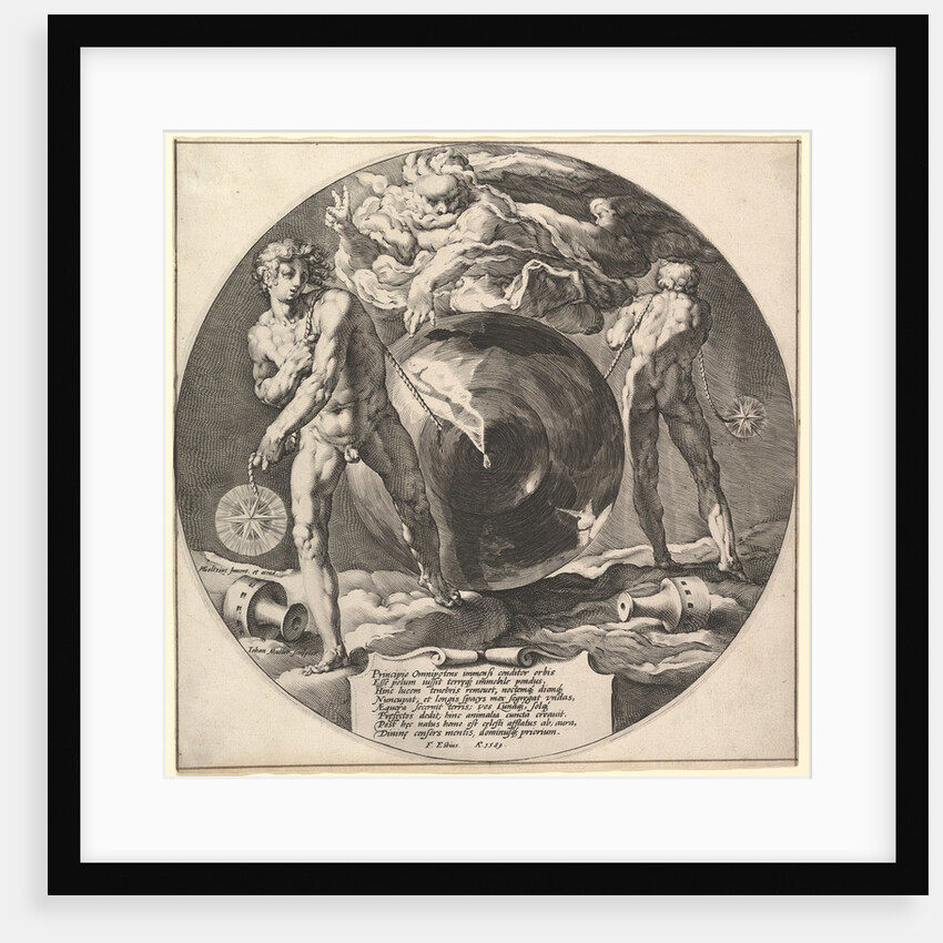 Title: Creation of the World, ca. 1592 by Jan Muller