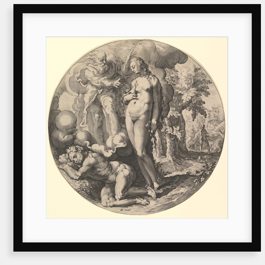 The Sixth Day, from the series The Creation of the World, ca. 1598 by Jan Muller