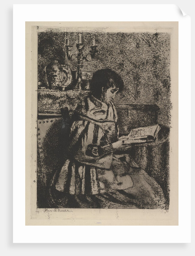 The Reader, ca. 1870 by Henri Jean Augustin de Braekeleer