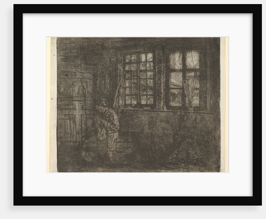 The Dressmaker, ca. 1863 by Henri Jean Augustin de Braekeleer