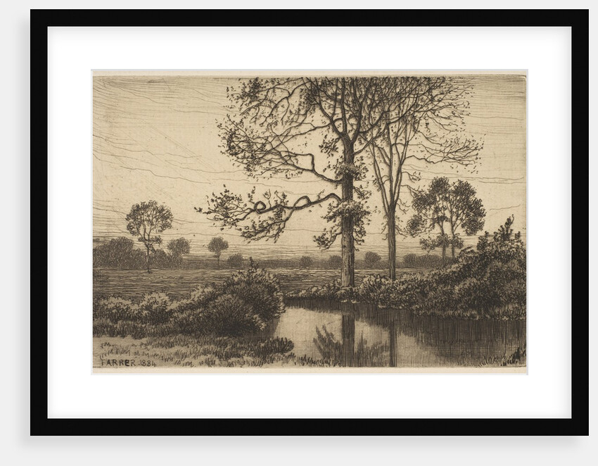 Autumn's Grey and Melancholy, 1884 by Henry Farrer