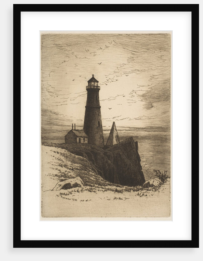 Lighthouse, 1880 by Henry Farrer