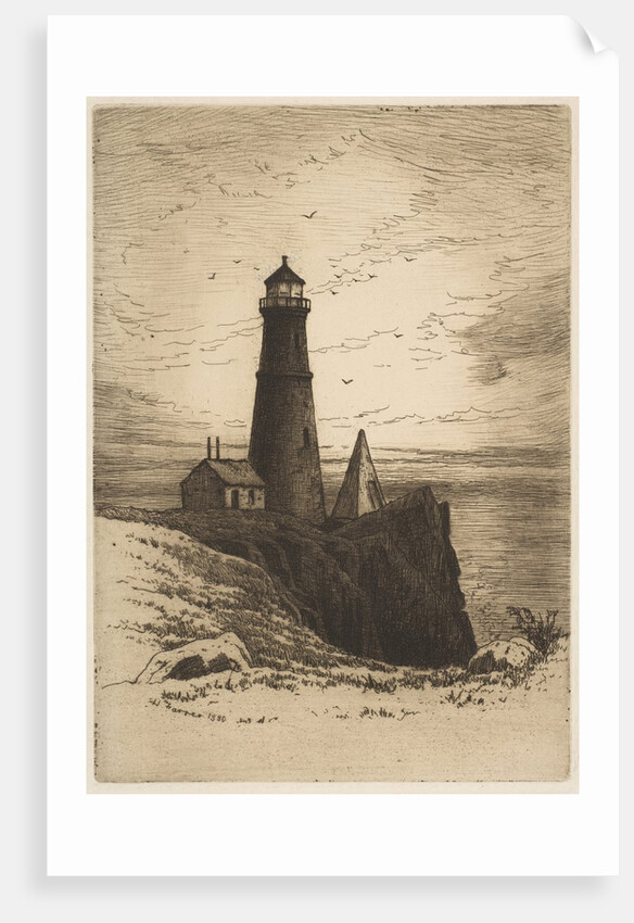 Lighthouse, 1880 by Henry Farrer
