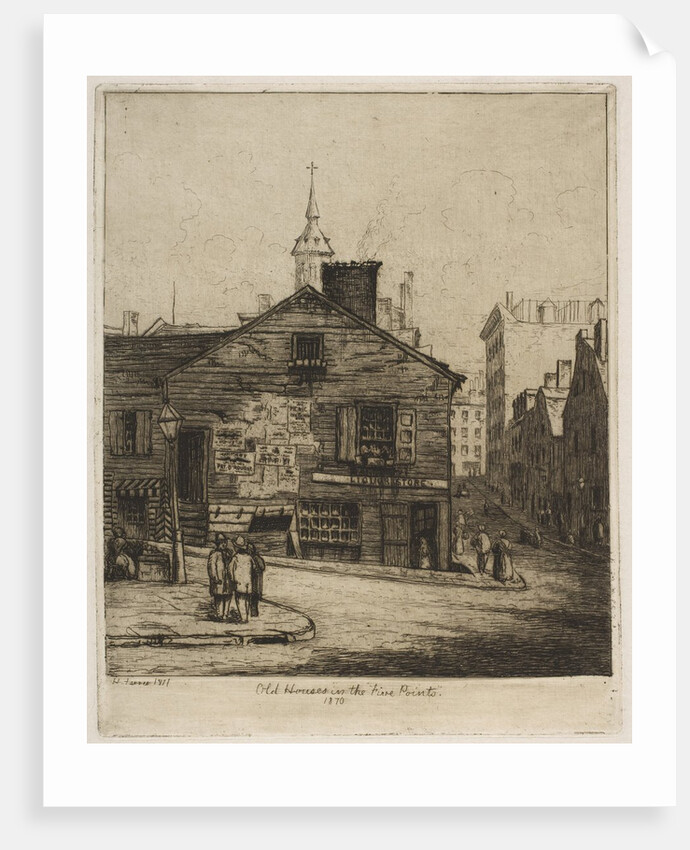 Old Houses in the 'Five Points', 1870, 1871 by Henry Farrer