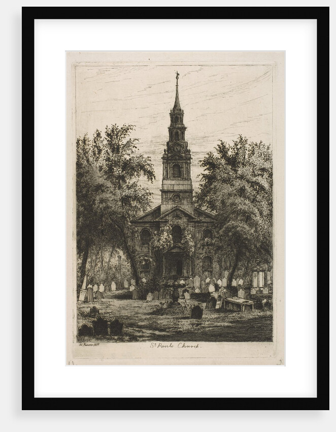 St. Paul's Chapel, New York, 1877 by Henry Farrer