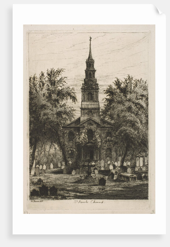 St. Paul's Chapel, New York, 1877 by Henry Farrer