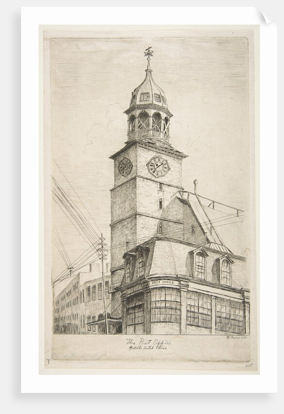 The Post Office, Middle Dutch Church, 1870 by Henry Farrer