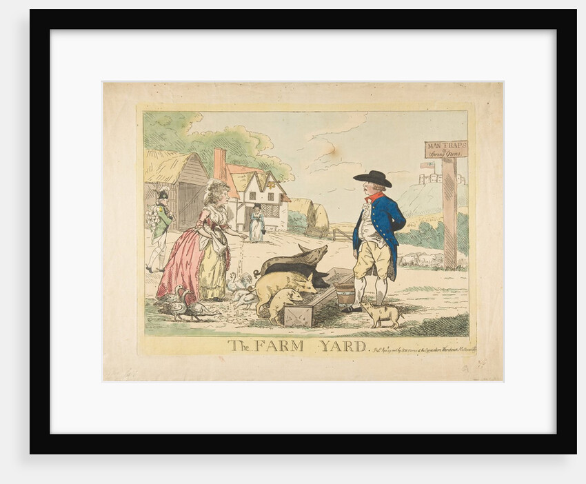 The Farm Yard, April 29, 1786 by Henry Kingsbury (attributed to)