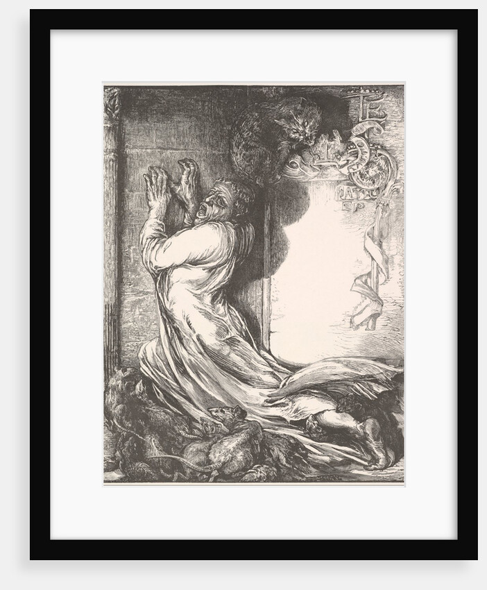 Bishop Hatto and the Rats, ca. 1866-67 by Henry Marsh