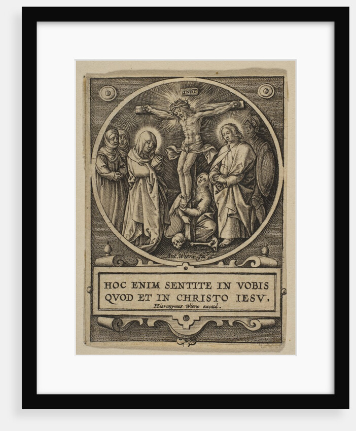 The Crucifixion by Hieronymous Wierix