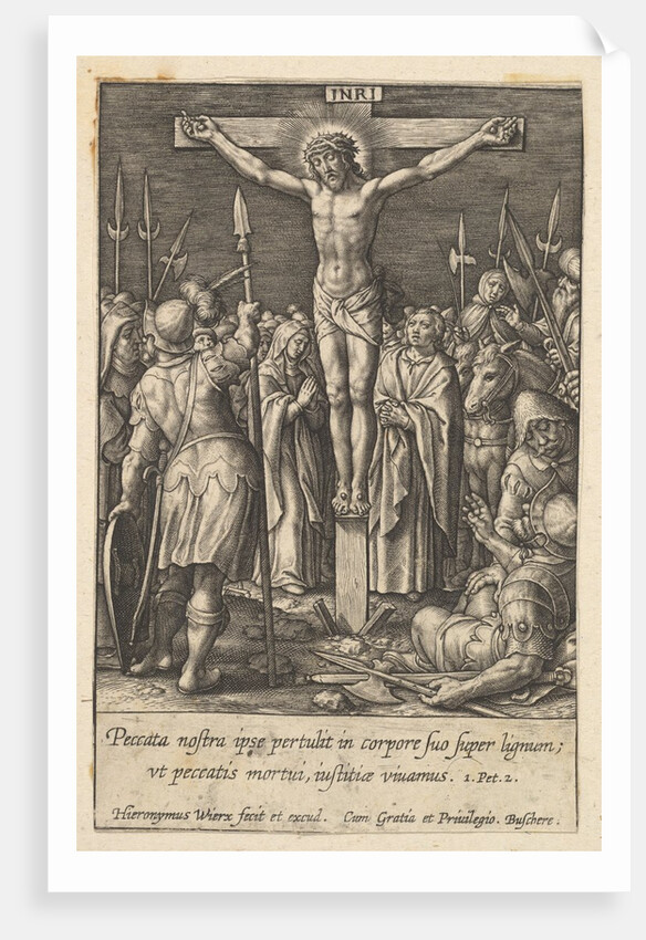 Christ Crucified, before 1619 by Hieronymous Wierix