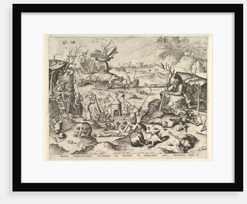 The Temptation of St. Anthony by Johannes van Doetecum I/Lucas van Doetecum