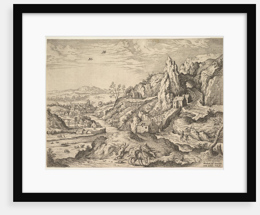 Abraham and Isaac on the way to Sacrifice, 1558 by Hieronymus Cock