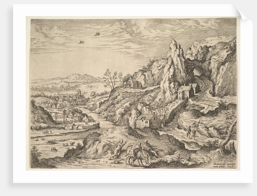 Abraham and Isaac on the way to Sacrifice, 1558 by Hieronymus Cock