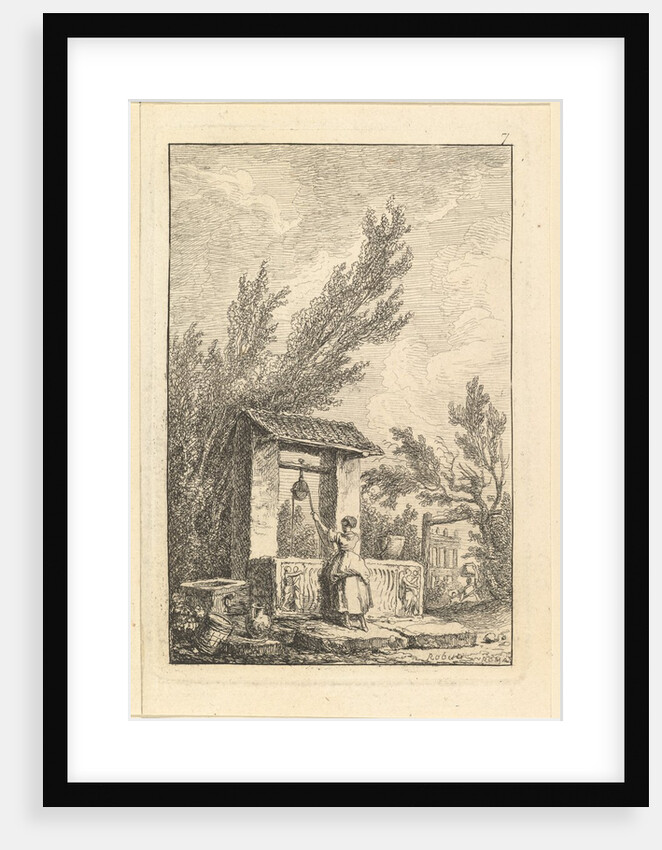 Le Puits by Hubert Robert