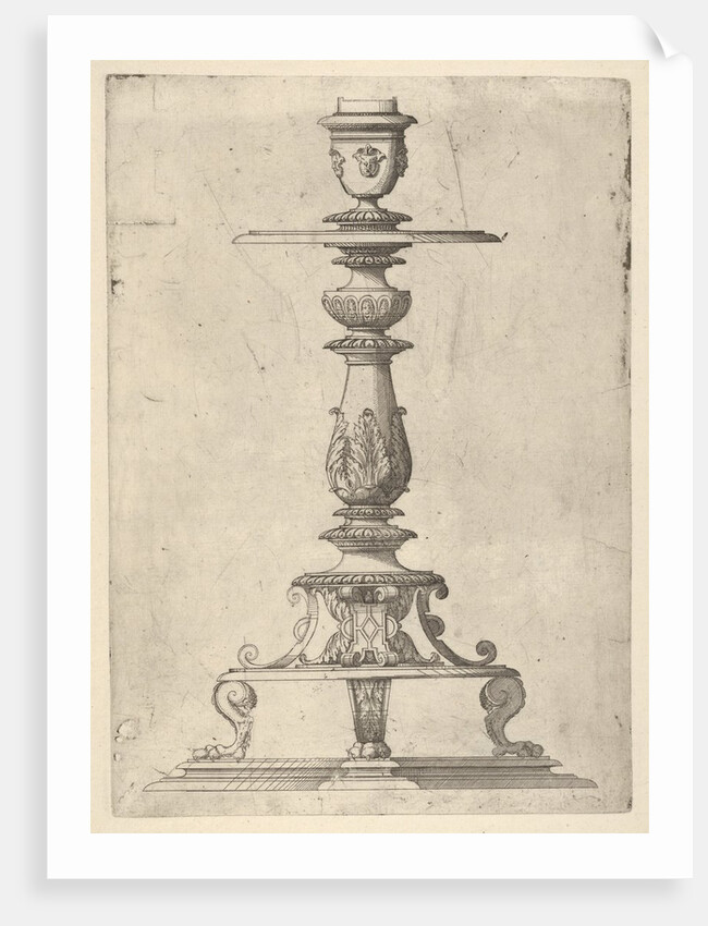 Design for a Candlestick, 1548-49 by Jacques Androuet Du Cerceau