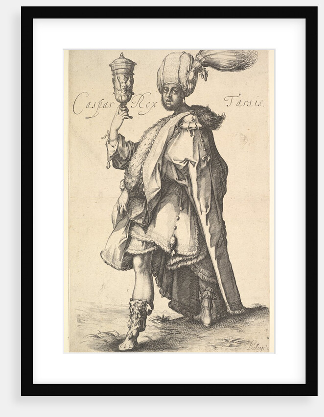 Caspar, after a series of the three magi by Jacques Bellange by Jacques Bellange
