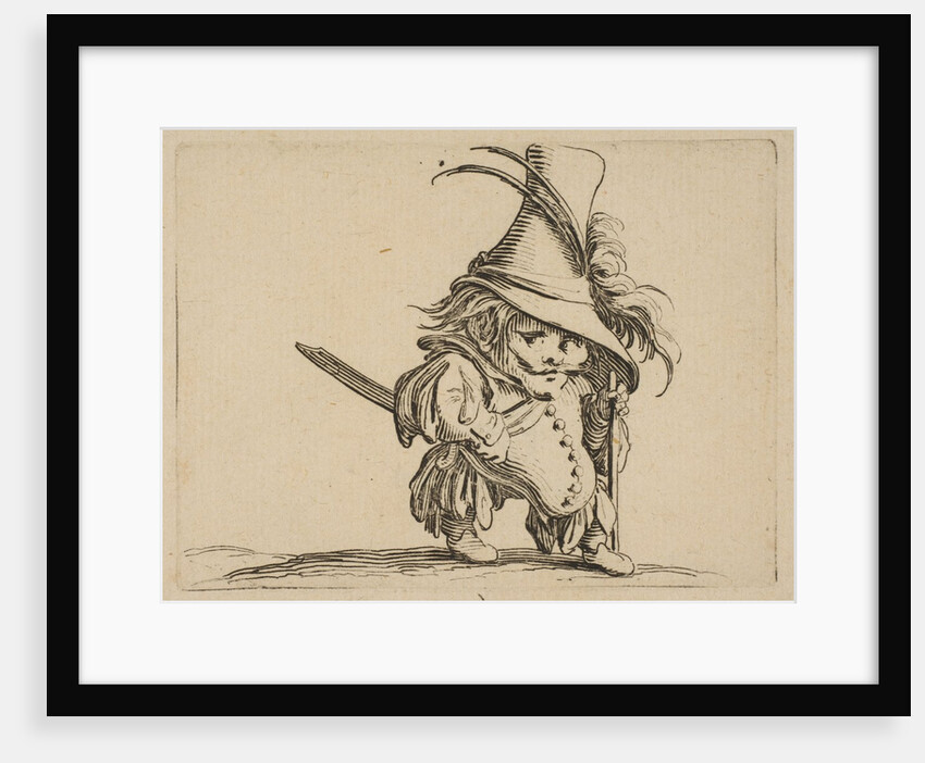 L'Homme au Ventre Tombant et au Chapeau Très Élev by Jacques Callot